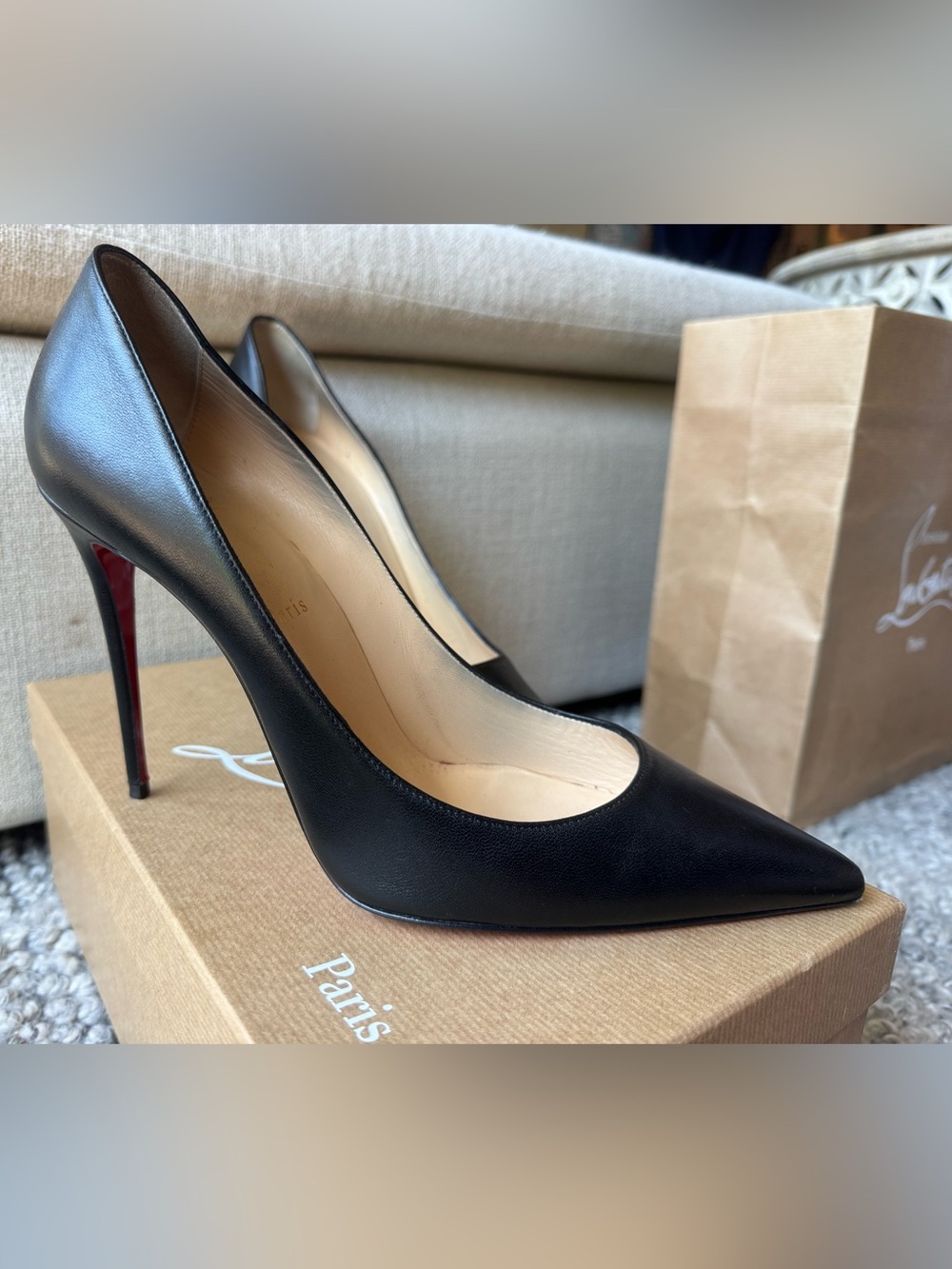 Christian Louboutin 100mm Kate High-Heel Pumps